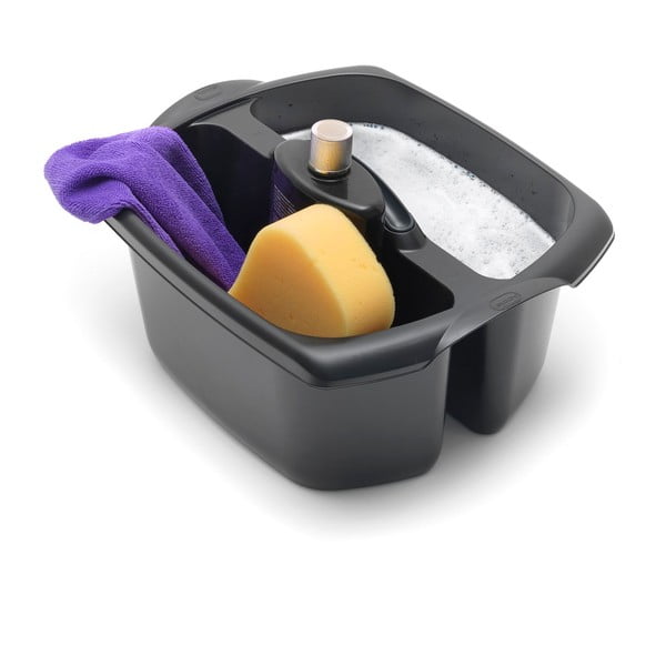 Černý dvojitý kbelík Addis Caddy-image-2