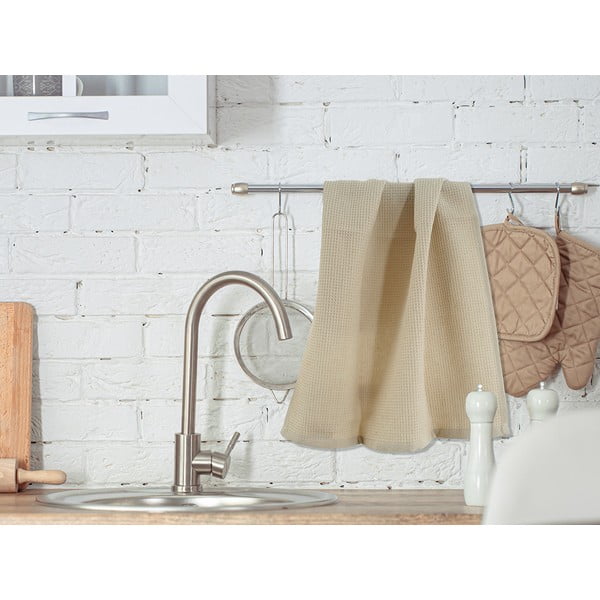 Bavlněné utěrky v sadě 3 ks 40x60 cm Wafle – B.E.S.-image-1