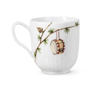 Bílý porcelánový vánoční hrneček Kähler Design, 330 ml