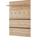 Věšákový panel v dekoru buku v přírodní barvě Lissabon – Germania