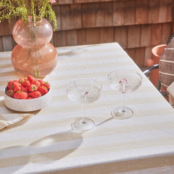 Ubrus z bio bavlny 140x200 cm Striped – OYOY Living Design-image-1