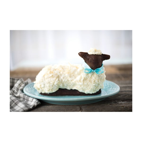 Stříbrná velikonoční forma ve tvaru beránka Nordic Ware, 700 ml-image-4