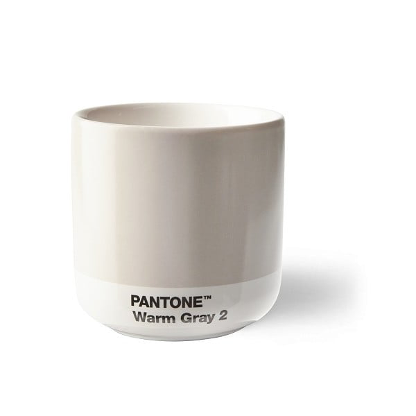 Světle šedý keramický hrnek 175 ml Cortado Warm Gray 2 – Pantone
