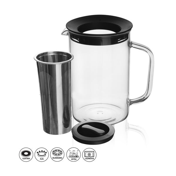Skleněná konvice na čaj 1,6 l Rachel – Orion-image-3