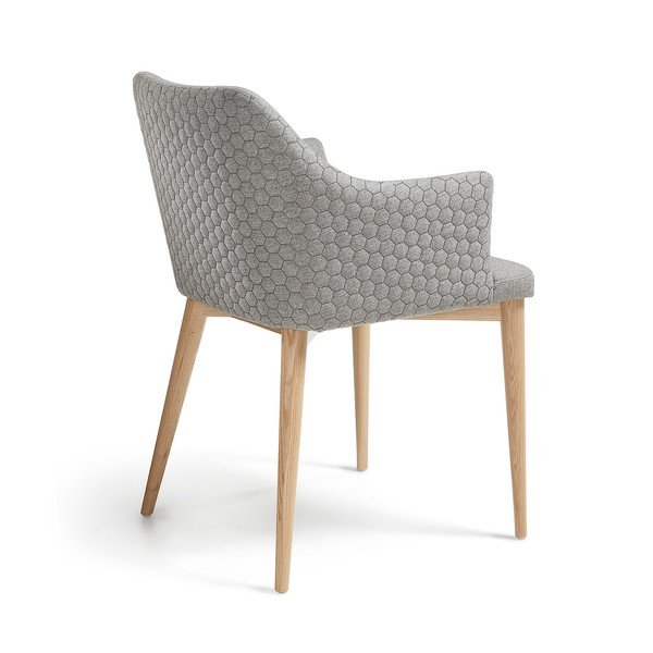 Světle šedá jídelní židle Kave Home Danai-image-2