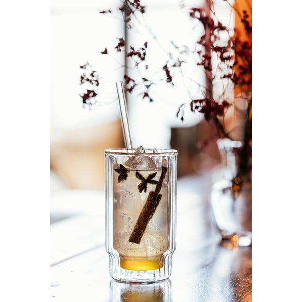 Sada 2 dvoustěnných sklenic Vialli Design, 300 ml-image-4