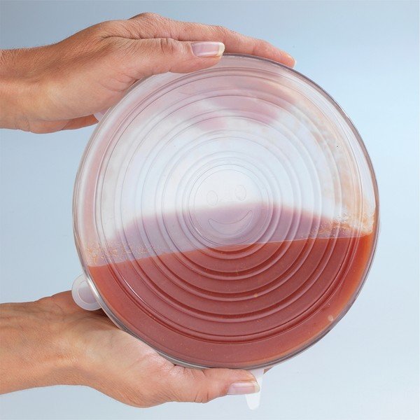 Silikonová univerzální víčka na potraviny v sadě – Maximex-image-2