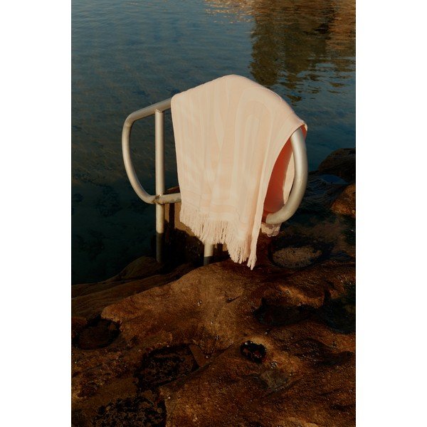 Růžová bavlněná plážová osuška Sunnylife Luxe, 160 x 90 cm-image-2