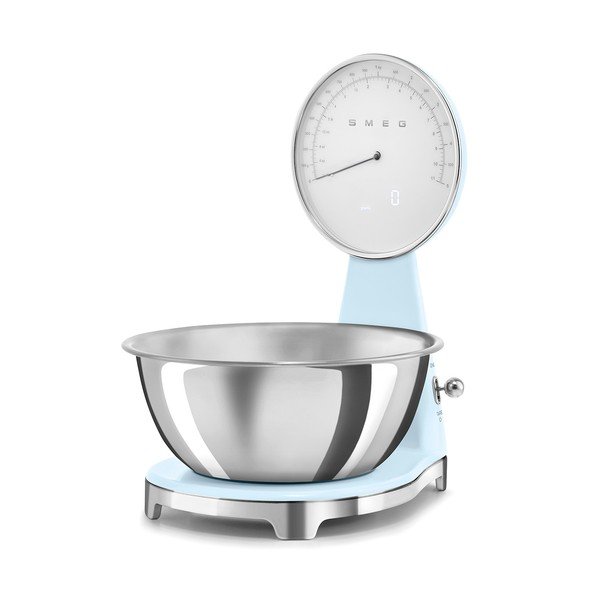 Světle modrá plastová digitální kuchyňská váha – SMEG-image-4