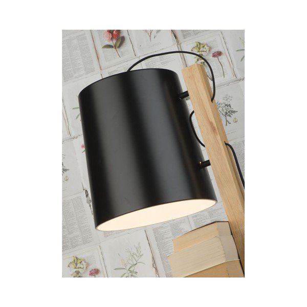 Černá stojací lampa s kovovým stínidlem (výška 168 cm) Cambridge – it's about RoMi-image-2