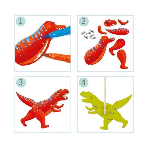 Dětské loutky Djeco Dinosauři-image-1