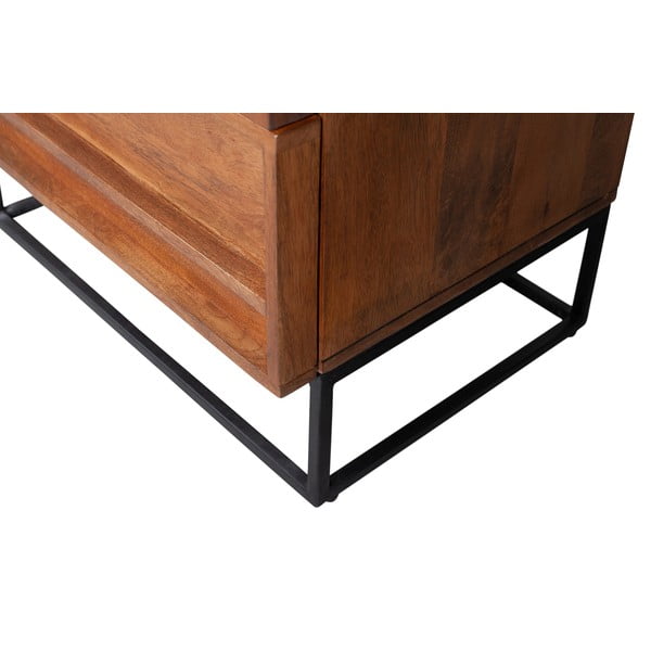 Hnědá komoda z mangového dřeva s 5 zásuvkami WOOOD Forrest-image-4