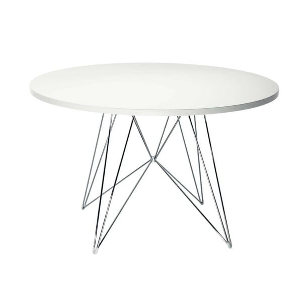Bílý jídelní stůl Magis Bella, ø 120 cm