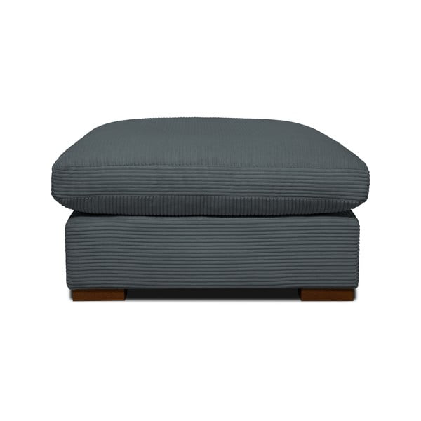 Šedý manšestrový taburet Comfy – Scandic