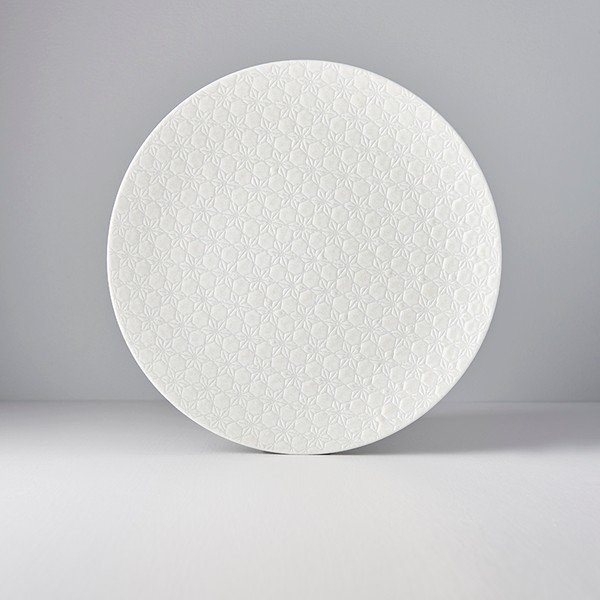 Bílý keramický talíř MIJ Star, ø 29 cm-image-1