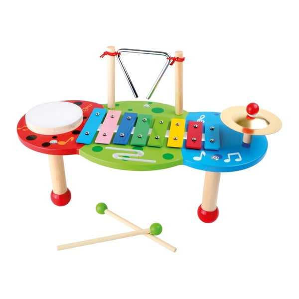 Dřevěný hudební stolek na hraní Legler Deluxe