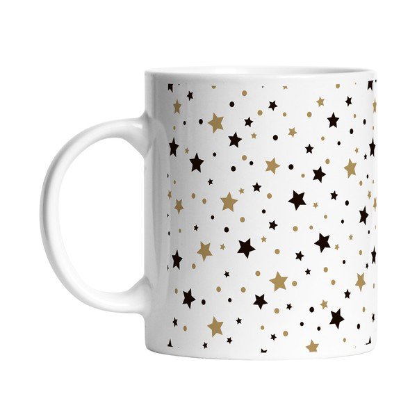 Bílý keramický hrnek s vánočním motivem 330 ml – Butter Kings-image-1