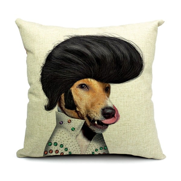 Povlak na poštář Elvis Dog, 45x45 cm