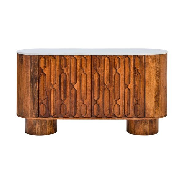 Komoda z mangového dřeva v přírodní barvě 140x75x45 cm Torcino – Premier Housewares-image-1