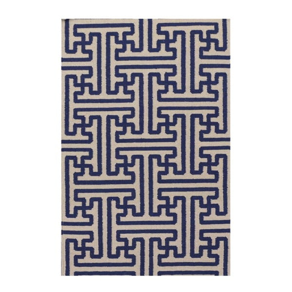 Ručně tkaný koberec Kilim JP 11188 Blue, 110x170 cm
