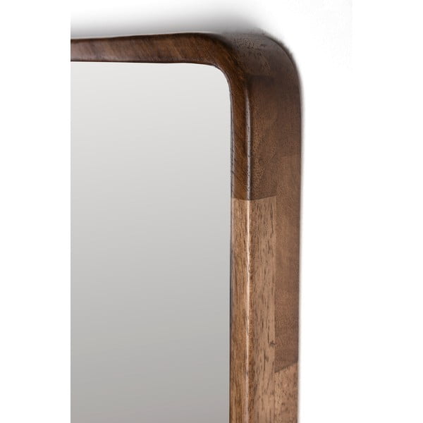 Nástěnné zrcadlo s dřevěným rámem 34x120 cm Nyko – White Label-image-2