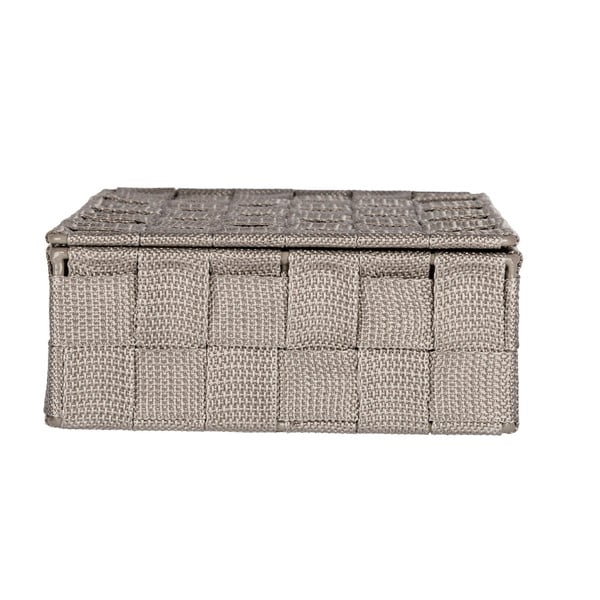 Hnědý koupelnový organizér s víkem Wenko Adria-image-3