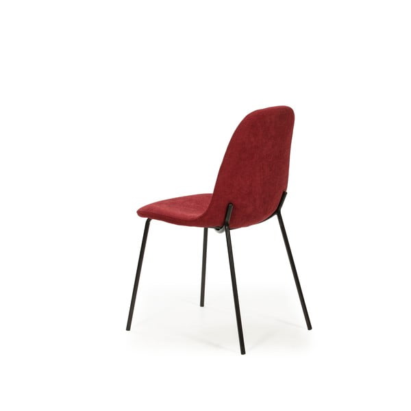 Červené jídelní židle v sadě 4 ks Renne – Marckeric-image-3