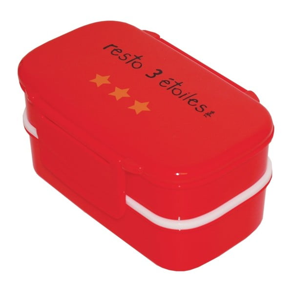 Červený box na jídlo Incidence Basics, 20 x 13,5 cm