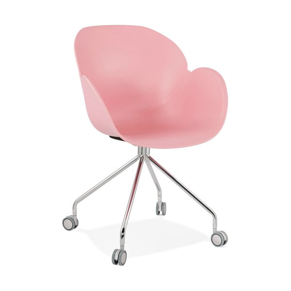 Růžová kancelářská židle Kokoon Rulio