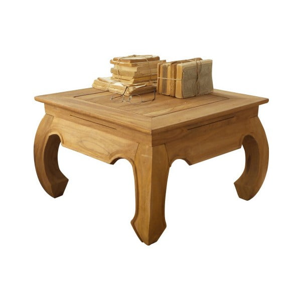 Konferenční stolek z teakového dřeva Orchidea Milano Batavia, 60 x 60 cm