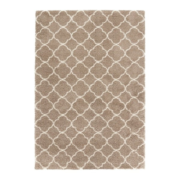 Hnědý koberec Mint Rugs Grace Brown Cream, 200 x 290 cm