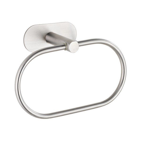 Samodržící držák na ručníky z nerezové oceli v matně stříbrné barvě Orea – Wenko-image-3