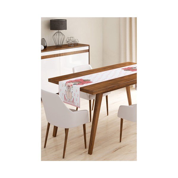 Běhoun na stůl z mikrovlákna Minimalist Cushion Covers Cute Girl, 45 x 145 cm