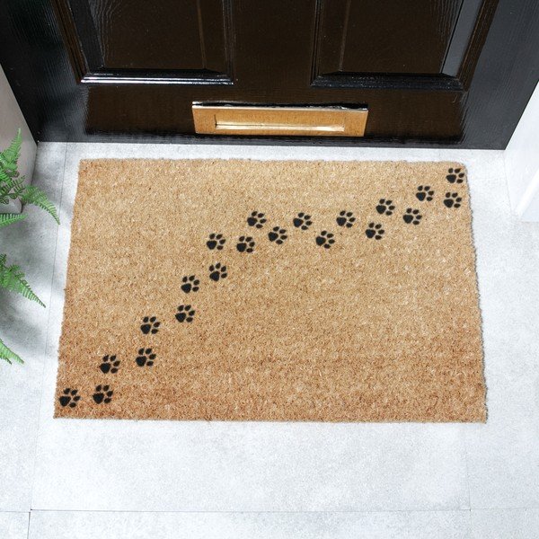 Rohožka z kokosového vlákna 40x60 cm Paw Prints – Artsy Doormats-image-4