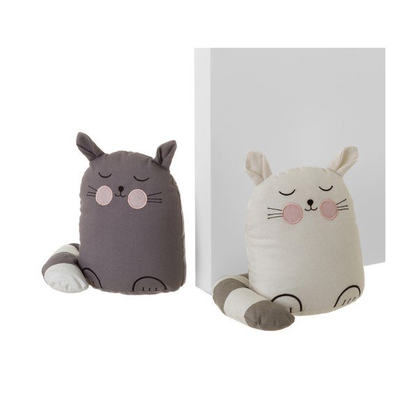 Sada 2 zarážek do dveří ve tvaru kočky Unimasa Kitty-image-1