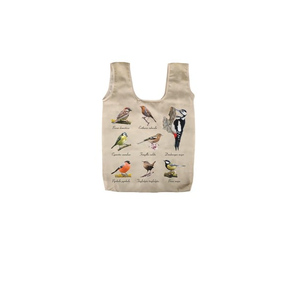 Skládací taška s potiskem ptáčků Esschert Design Fly-image-1