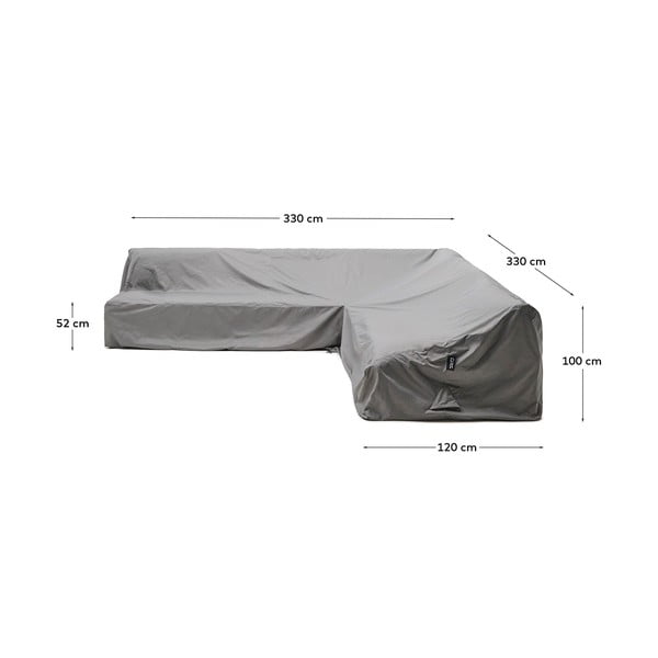 Ochranný obal na zahradní nábytek 330x330x100 cm Iria – Kave Home-image-4