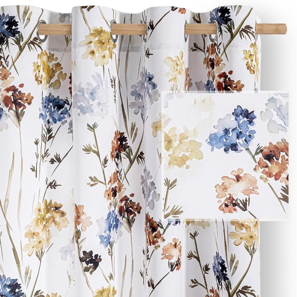 Bílý dimout závěs 135x250 cm Solkone – Restilo