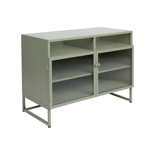 Zelená vitrína 80x58 cm Herbe – White Label-image-2