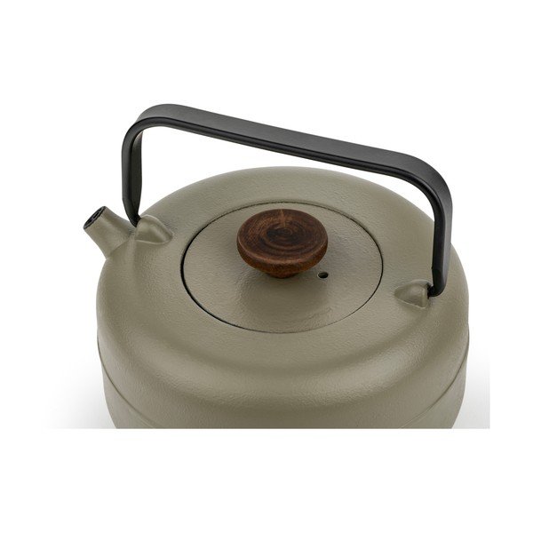 Khaki konvice na čaj z litiny se sítkem 750 ml Henan – Bredemeijer-image-3