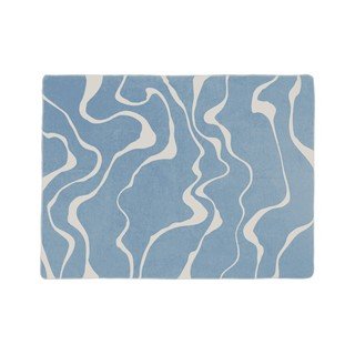 Modrá/krémová deka 150x200 cm Felu – noo.ma