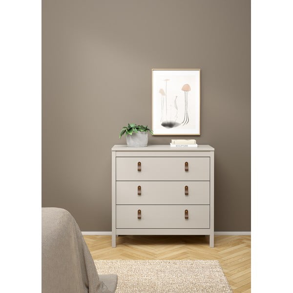 Šedobéžová komoda 82x80x38 cm Madrid – Tvilum-image-3