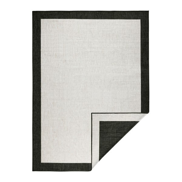 Černo-krémový venkovní koberec NORTHRUGS Panama, 200 x 290 cm