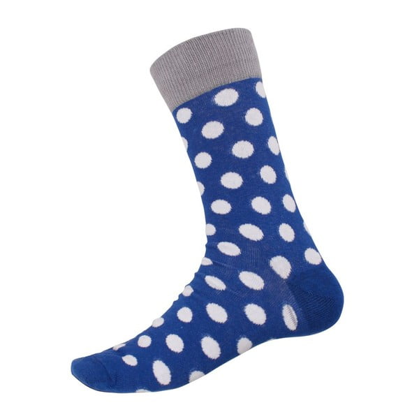 Ponožky Big Dots Blue, velikost 40-44