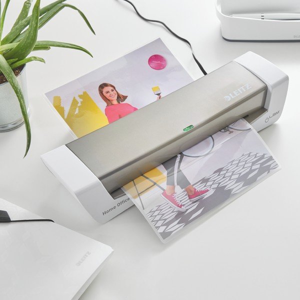 Šedý laminátor Leitz Home Office, A4-image-1