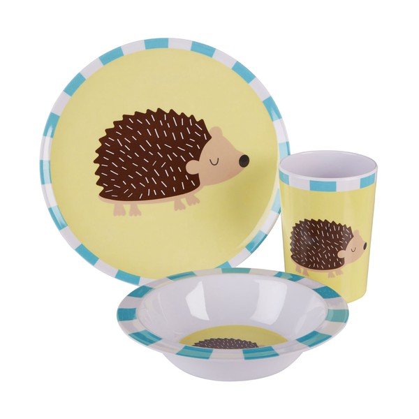 3dílný jídelní set pro děti s motivem ježka Premier Housewares