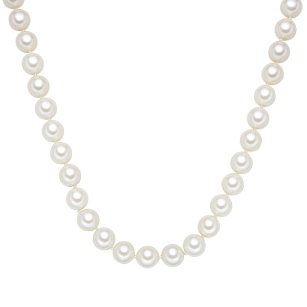 Náhrdelník s bílými perlami Perldesse, ⌀ 12 mm x délka 40 cm