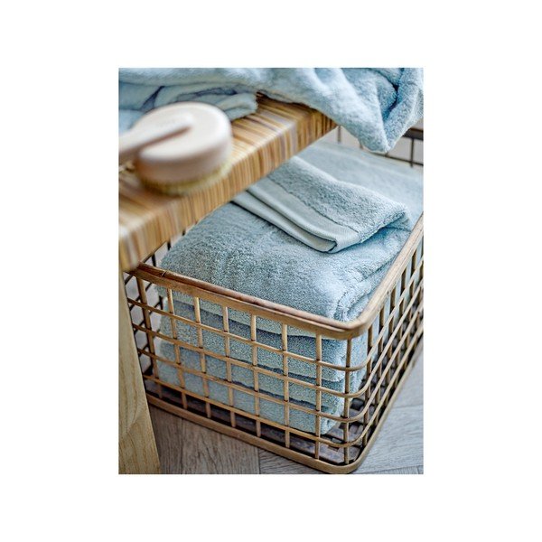 Světle modrý froté ručník z Bio bavlny 50x100 cm Comfort – Södahl-image-1