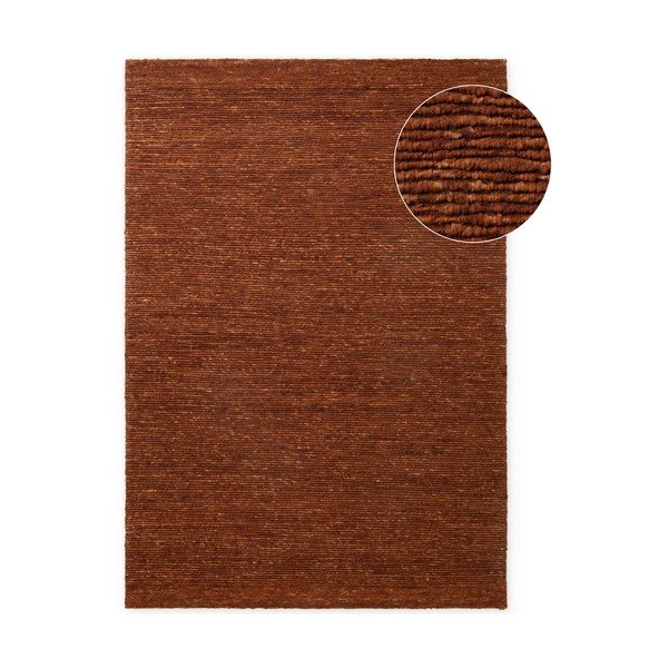 Hnědý ručně tkaný vlněný koberec 200x290 cm Bexley Woolwich – Ted Baker