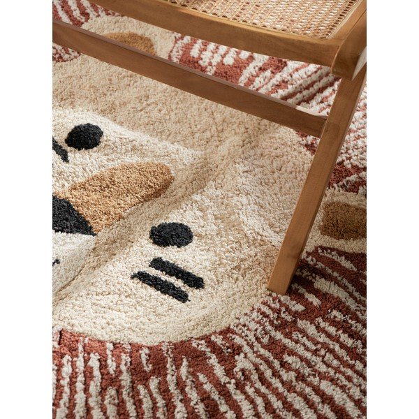 Krémový pratelný/ručně tkaný bavlněný dětský koberec 140x200 cm Snuggle Leander – Hanse Home-image-3